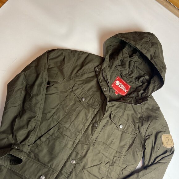 Fjallraven Greenland Parka (89259) Jacket Women Sz S Dark Olive green (Read) - Picture 3 of 16